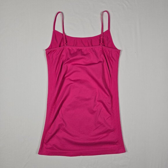 Bisou Bisou Hot Pink Tummy‎ Control Shaping Cami Adjustable Straps Tank Top M - Picture 4 of 6